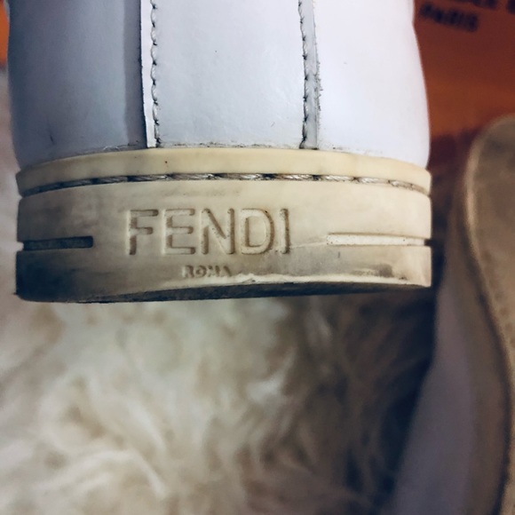 Fendi Roma Face Leather Low-Top sneakers - Picture 7 of 8